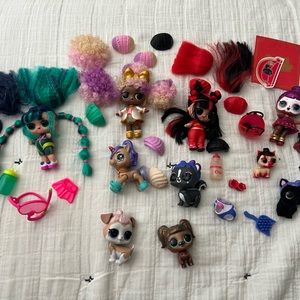 lol dolls scuba LoL dolls hairvibes mix and match hair surprise pets
